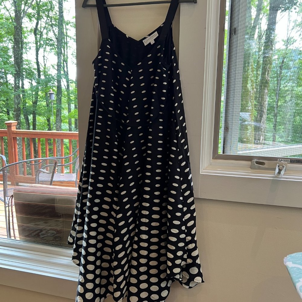 Jessica Simpson maternity dot swing dress